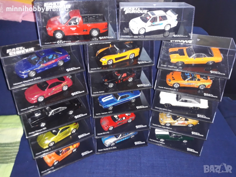 Nissan Mazda Ford Dodge Honda Toyota Chevrolet Volkswagen 1.43  Fast & Furious , снимка 1