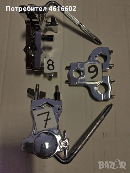 Клампи за барабани с рамена и без рамена, снимка 1