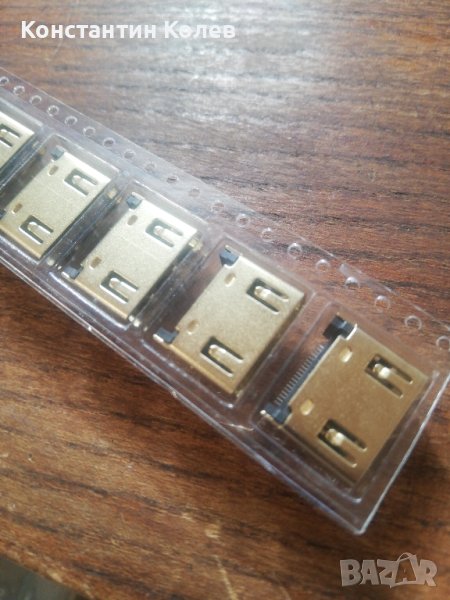 HDMI букса, пинове 90 градуса, снимка 1