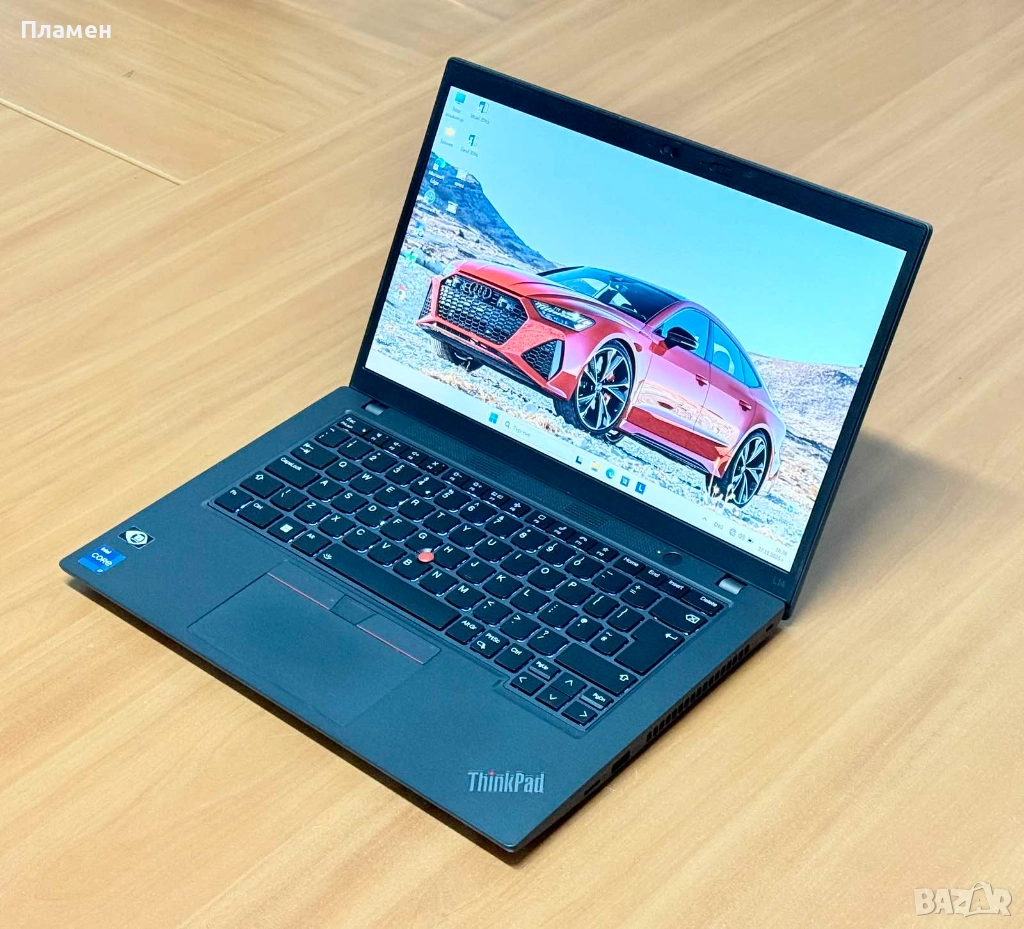 14‘ IPS FHD \ i7-1255U \ Lenovo ThinkPad L14 Gen 3 \ 16GB RAM \ 256GB SSD, снимка 1