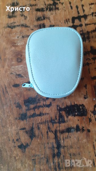 маникюр комплект дамски, кожен светло син калъф с цип , снимка 1