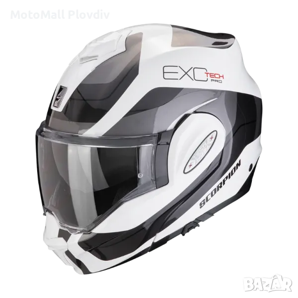 SCORPION EXO-TECH EVO PRO COMMUTA White-Silver, снимка 1