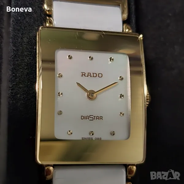 Rado DiaStar (Оригинал Бяла Кераника, Перлен Циферблат), снимка 1