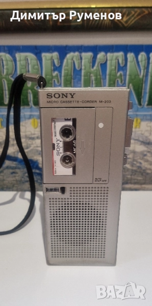 Sony M-203 Micro cassette - corder, снимка 1