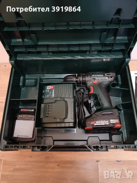 Акумулаторна удърна бормашина METABO SB 18 2 X 2Ah., снимка 1
