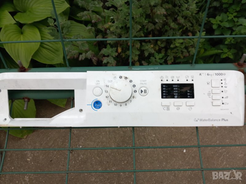  Продавам преден панел с платка за пералня Indesit  BWSA 61053 W, снимка 1