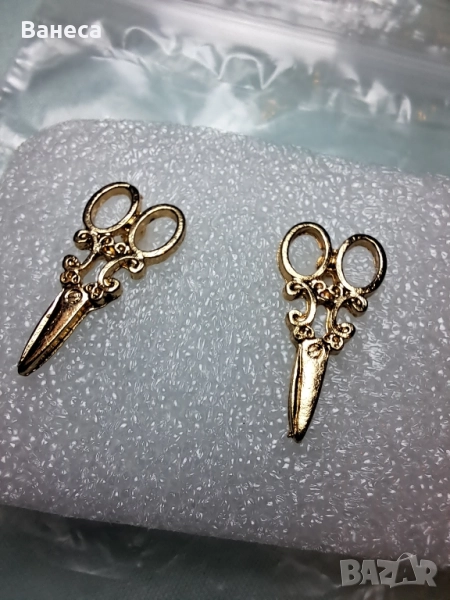 Нови обеци-ножици, снимка 1