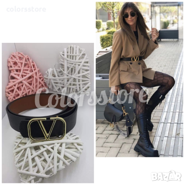 Черен колан VALENTINO кодVL98H, снимка 1