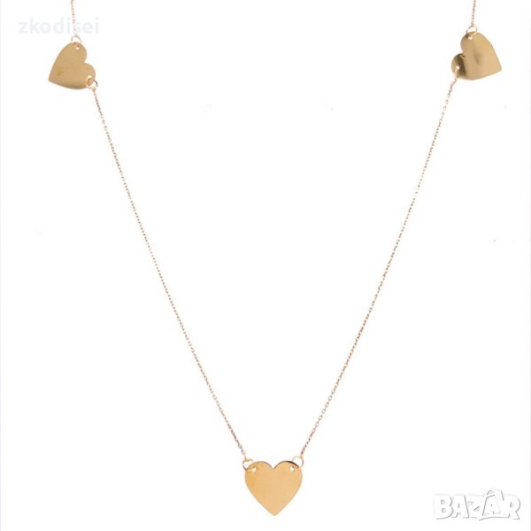 Златно колие 1,48гр. 42см. 14кр. проба:585 модел:16621-5, снимка 1