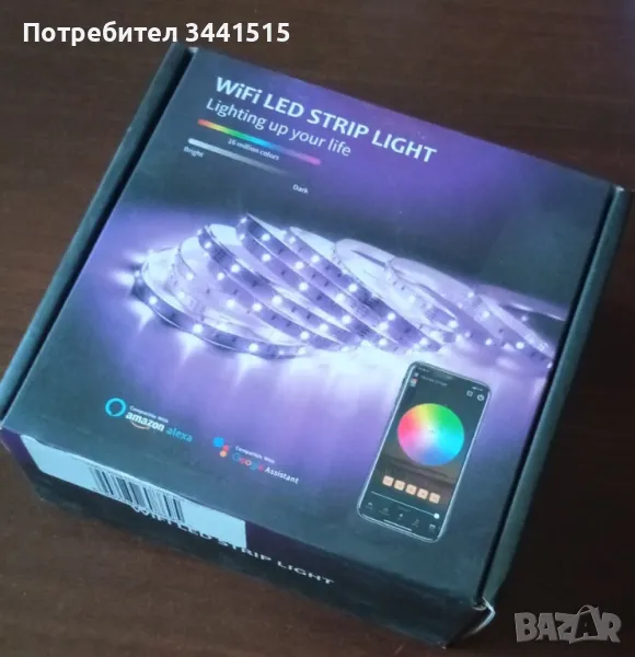 Смарт WiFi LED лента Offdarks RGB LED Strip Light 5 m , снимка 1