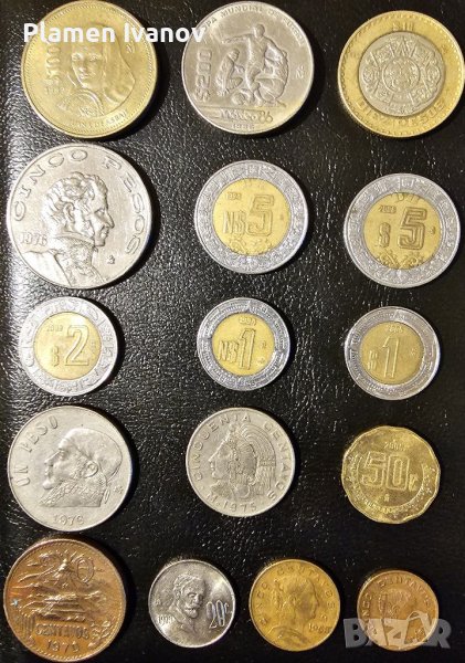 Голям лот стари монети от Мексико в добро състояние, снимка 1