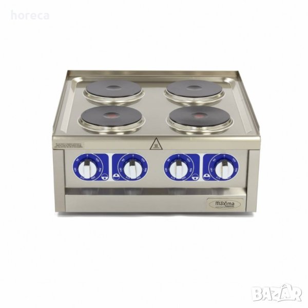 Котлон електрически с 4 чугунени гнезда 60 х 60см., снимка 1