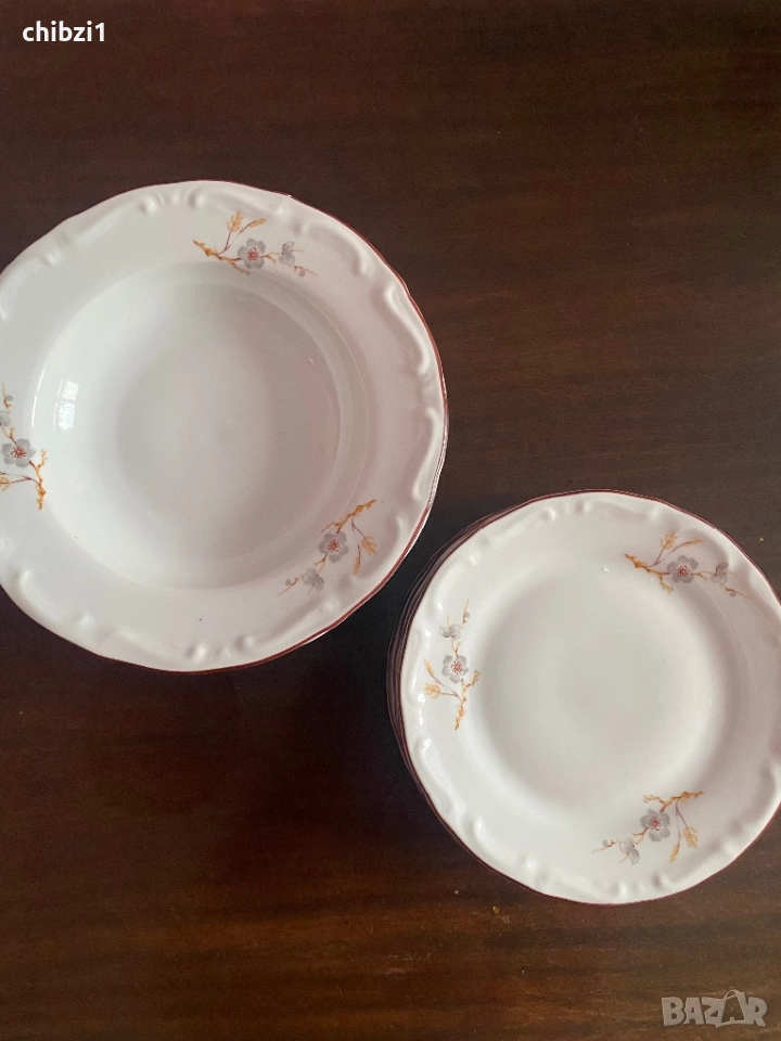 ⚜️Български порцеланови чинии на Изида, снимка 1