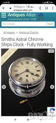 корабен часовник SMITHS ASTRAL, снимка 2 - Други - 44713771