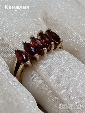 Сребърен пръстен , снимка 4 - Пръстени - 51317373