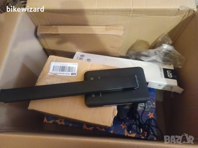 BIENSER LED настолна лампа USB за зареждане 600LM офис лампа с 10 нива на яркост 5цветови нива НОВА, снимка 5 - Настолни лампи - 51695832