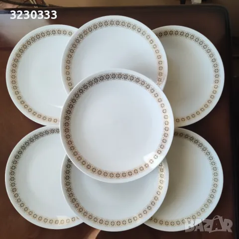 Порцеланови чинии за торта, плитки 7 бр.