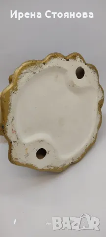 Декоративен,  коледен ангел с място за свещ, Германия. Височина 36 см, снимка 12 - Декорация за дома - 48095919