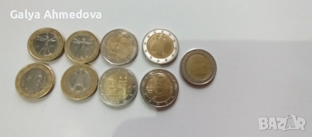 Евро монети  за повече информация лс,*