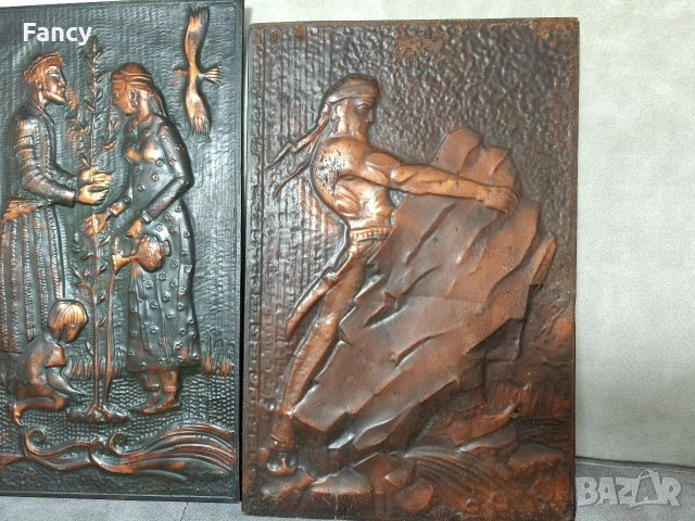 Медни декоративни пана , снимка 5 - Картини - 52696565