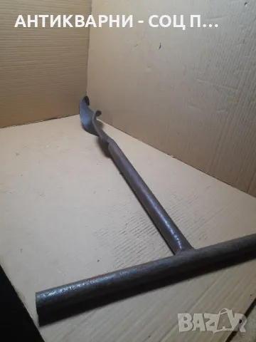 Стар Ръчно Изработен Инструмент За Дупки Тегло 5.400кг., снимка 7 - Антикварни и старинни предмети - 48840975