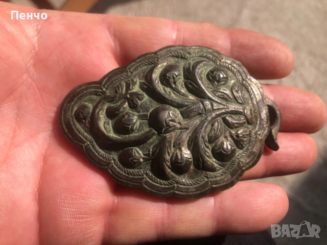 стара сребърна пафта - единичка