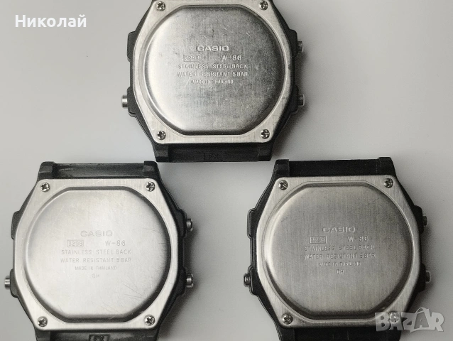 Часовници CASIO W-86-1V/Q, снимка 8 - Мъжки - 53760498