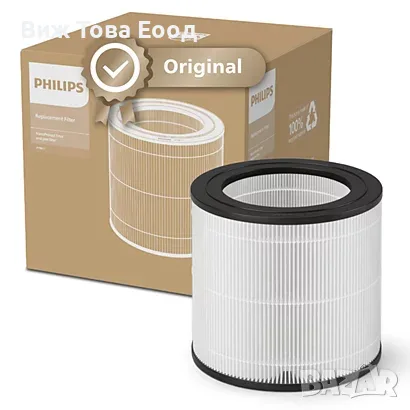 🌬️ Philips FY0611/30 HEPA NanoProtect филтър, снимка 2 - Овлажнители и пречистватели за въздух - 56048307