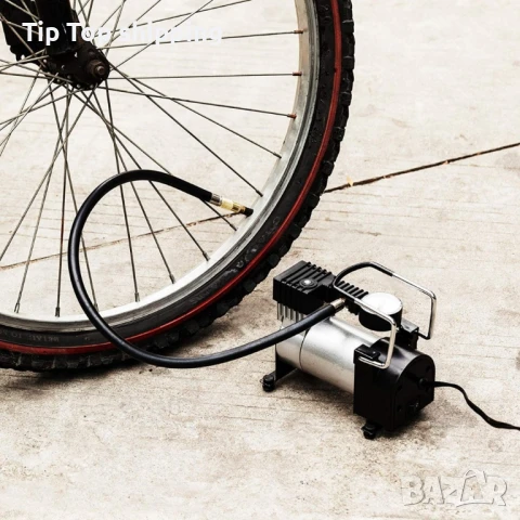 Компресор за въздух с метален корпус и 150 вата мощност, 1 цол/ 2 цола, снимка 2 - Гуми и джанти - 50702129