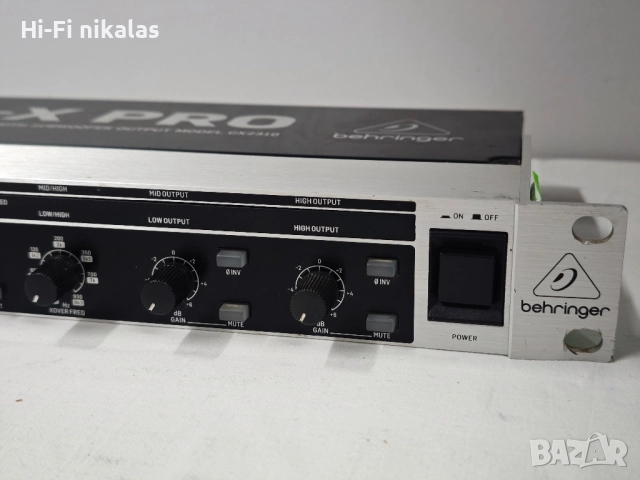 професионален кросоувър процесор BEHRINGER SUPER-X PRO CX2310, снимка 4 - Еквалайзери - 51855340