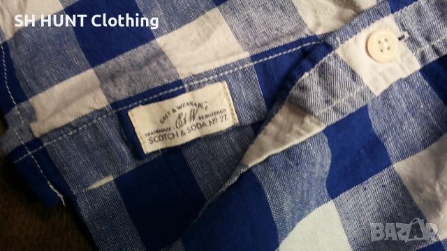Scotch i Soda Original Shirt размер M оригинална ленена риза 45-3, снимка 4 - Ризи - 52695256