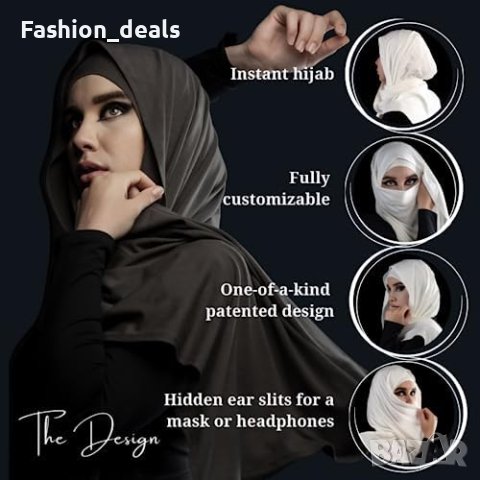 Нов Хиджаб шал за жени/еластичен лек мек бамбук и памук, снимка 5 - Други - 41720742