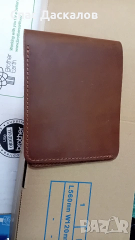 Чисто ново мъжко портмоне от естествена кожа, снимка 3 - Портфейли, портмонета - 53850946