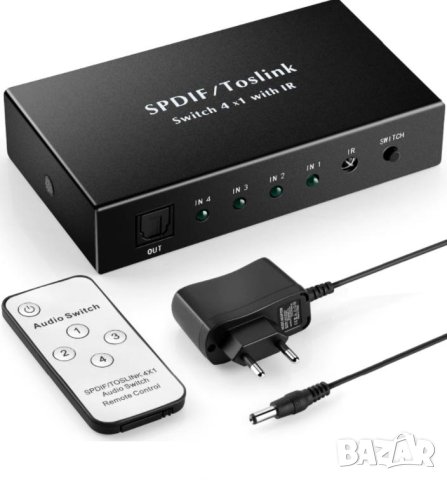 3 4 5 8 Канален SPDIF TOSLINK Optical Splitter Оптичен Сплитер Switcher Оптичен Суич Оптичен Кабел, снимка 9 - Ресийвъри, усилватели, смесителни пултове - 41311314