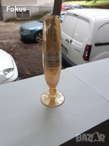 Вазичка - стъкло ваза, снимка 2 - Антикварни и старинни предмети - 53279200