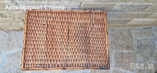Винтидж масичка от ратан, снимка 3 - Маси - 50904177