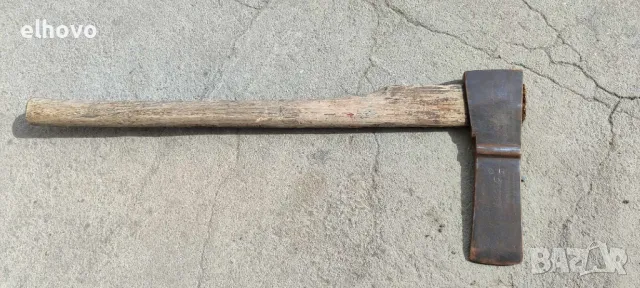 Стара брадва с дълга дръжка#31, снимка 4 - Антикварни и старинни предмети - 49449375