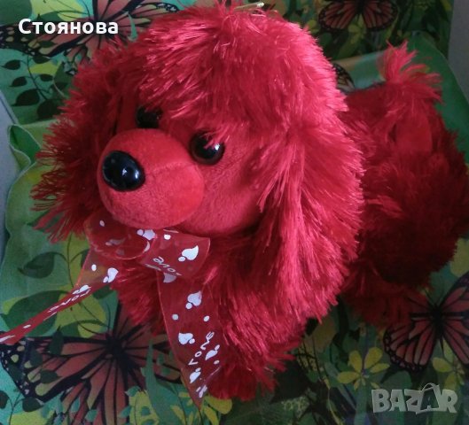 Плюшени играчки - две кученца "I love you", снимка 2 - Колекции - 34673178