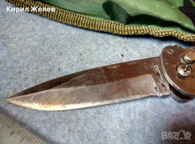 СГЪВАЕМ ДЖОБЕН НОЖ ЛОВДЖИЙСКА НОЖКА НОЖЧЕ НЕРЪЖДАЕМА СТОМАНА в КАЛЪФ 29202, снимка 2 - Ножове - 47708547