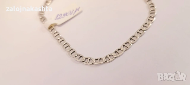 Сребърна гривна-5,0гр/925, снимка 2 - Гривни - 53323763