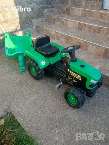 детски трактор с ремарке, снимка 4 - Детски велосипеди, триколки и коли - 53871918