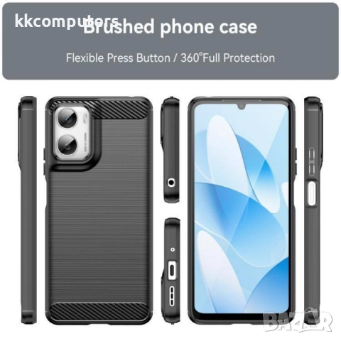 Защитен TPU Калъф за Motorola Moto G06 4G / Moto G06 Power 4G- Въглеродно влакно, Вкл. Протектор, 3 , снимка 8 - Калъфи, кейсове - 52722733