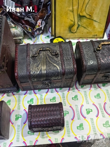 лот от 5 броя дървени кутии , снимка 6 - Колекции - 52321804