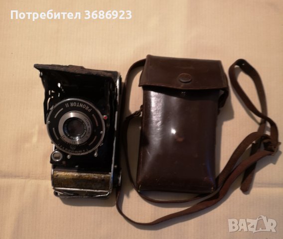 Старинен сгъваем фотоапарат PRONTOR ll, снимка 5 - Фотоапарати - 42443591