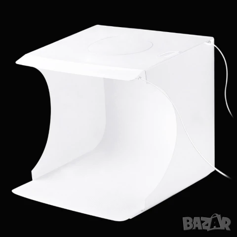 Продуктова палатка с двойно LED осветление и 6 фона - 20*20 см