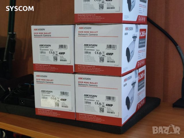 4MP булет IP камера Hikvision DS-2CD2043G0-I с нощен режим до 30m, снимка 4 - IP камери - 41022915