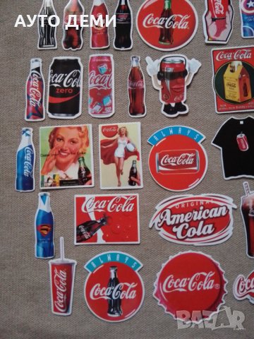 Цветни самозалепващи гланцирани стикер Кока Кола Coca Cola, снимка 6 - Аксесоари и консумативи - 41261721