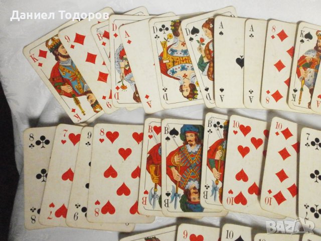 Стари Немски  Ретро Карти за Игра,Ретро Карти - 32 бр., снимка 7 - Карти за игра - 38631145