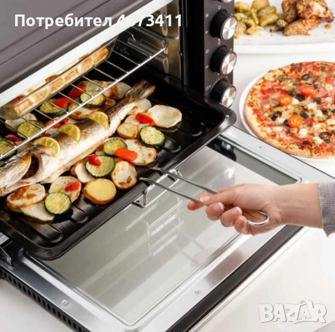 Електрически фурни Taurus Horizon – 30L, 45L и 60L, 15 функции, таймер 90 мин. и двойно стъкло, снимка 4 - Печки, фурни - 52751569