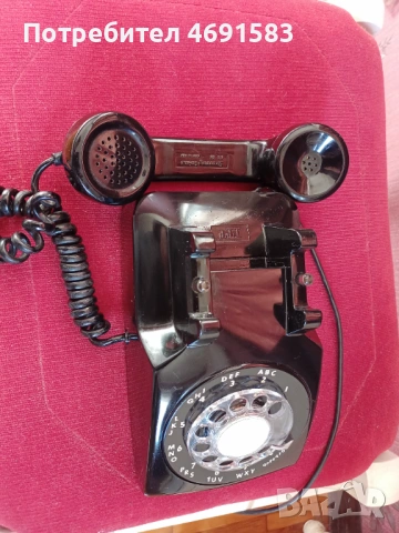 Телефон,ретро,бакелитен, снимка 2 - Други - 53499308